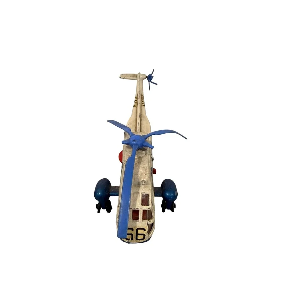 VTG Dinky Toys Sea King Helicopter 619 US Navy Diecast Made in England 7 inch